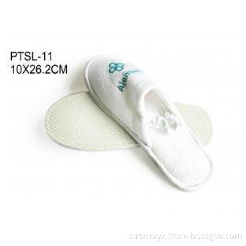 Soft Disposable Hotel Slippers , Washable Personalized Spa
